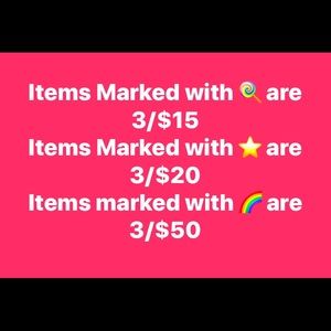 BUNDLE 🍭 ⭐️ 🌈